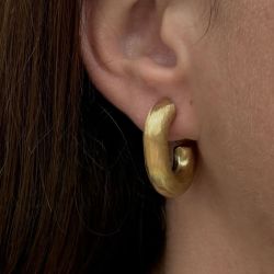 Boucles d'oreilles créoles Grecque 