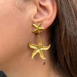 Boucles d'oreilles Etoile de mer