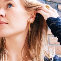 Boucles d'oreilles Noeud
