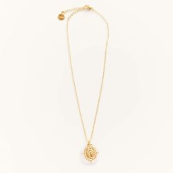 Palas Collier Enfant médaille Santa Maria Rose poudré