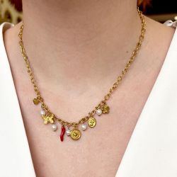Collier pampilles piment