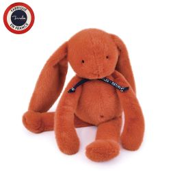 Peluche Lapin Made in France Potiron 37cm