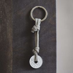 Porte clé Le Sou Français  - beige