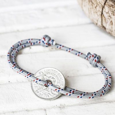 Bracelet Le Sou Français  - navigateur gris