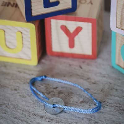 Bracelet Le Sou Français  - le Petit bleu ciel