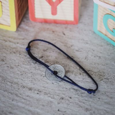Bracelet Le Sou Français  - le Petit bleu marine