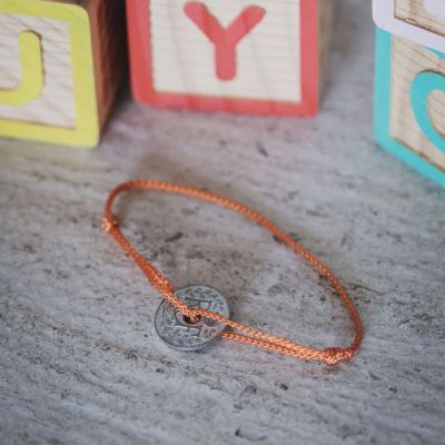 Bracelet Le Sou Français - le Petit orange