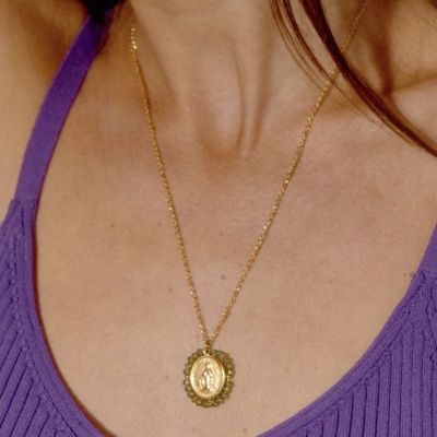 Palas Collier médaille Santa Maria