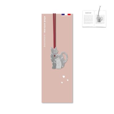 Tout Simplement - Marque-page en métal Chat
