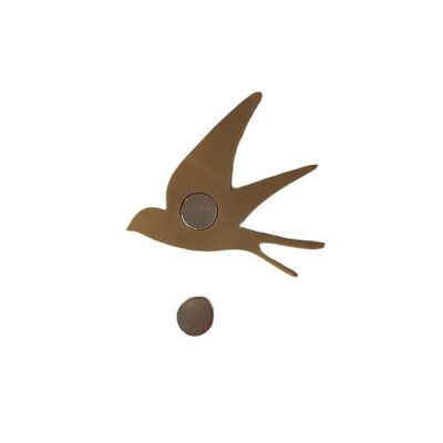 Poussières de rues - Grand Bijou Mural aimanté Hirondelle 1