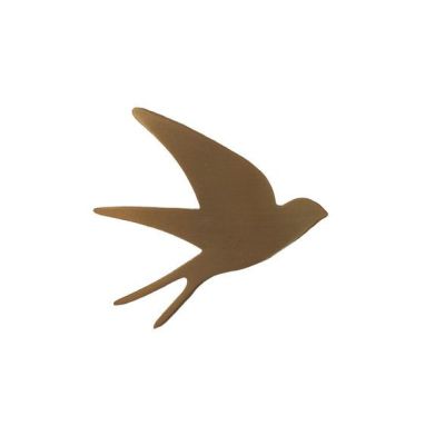 Poussières de rues - Grand Bijou Mural aimanté Hirondelle 1