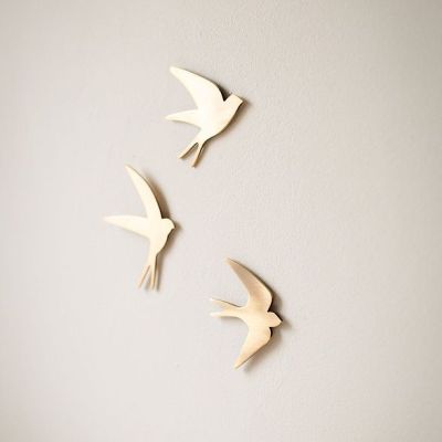 Poussières de rues - Grand Bijou Mural aimanté Hirondelle 2