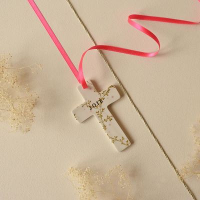 Baubels - Décoration murale poétique Croix Joie