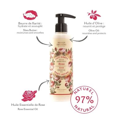 Lait corps Rose envoutante - Panier des Sens