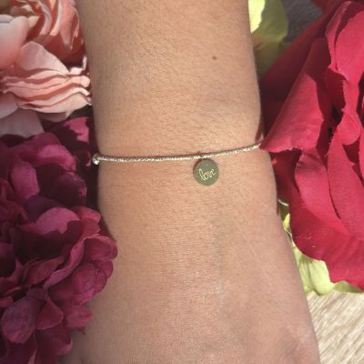 Bracelet élastique canard Love or