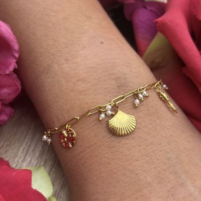 Bracelet pampilles perle