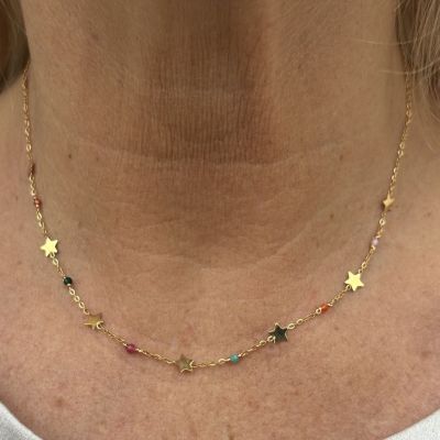 Collier Étoiles coloré