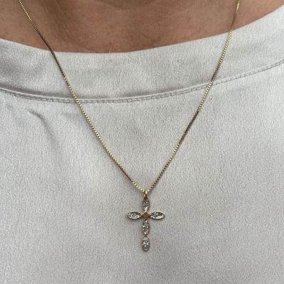 Collier croix Céleste Poëmia