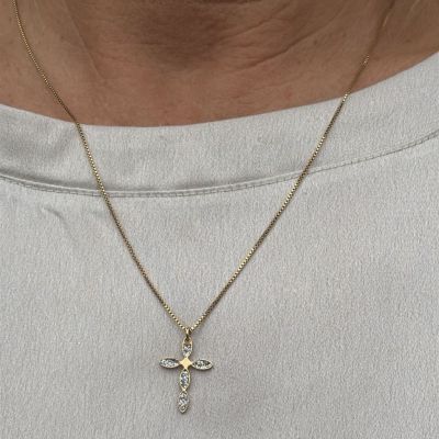 Collier croix Céleste Poëmia
