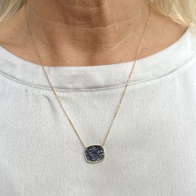 Collier Sunshine Bleu nuit Poëmia