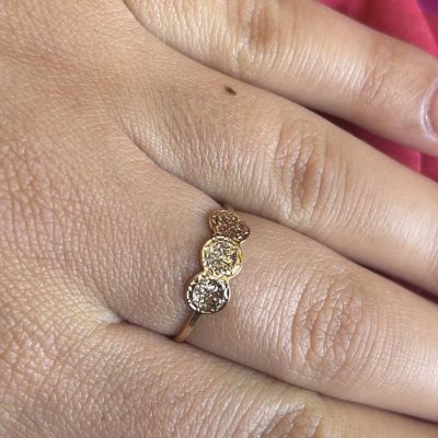 Bague ajustable Trio Poëmia