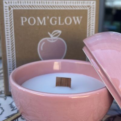 Bougie parfumée Pom'Glow Rose - Jasmin