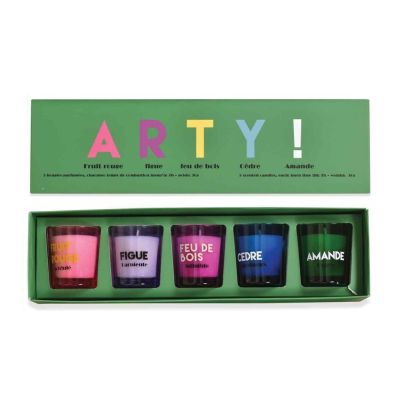 Coffret de 5 Bougies Parfumées Arty