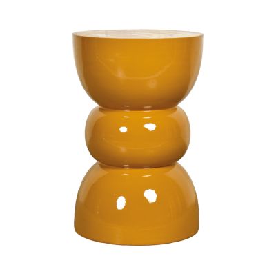 Table Bout de canapé Titou ocre D30 H45cm