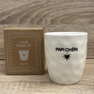 Gobelet à message Papi chéri
