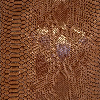Tissu enduit de plastique couleur camel