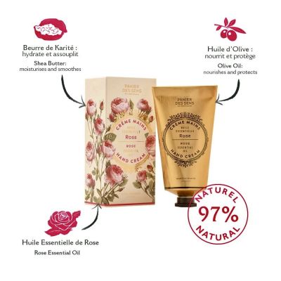 Crème Mains Rose - Panier des Sens