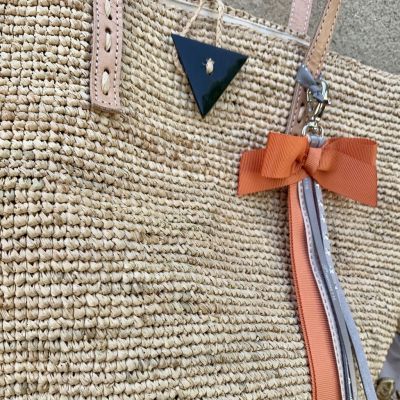 sac à main raphia - made in france 
