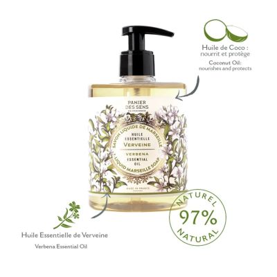 Panier des sens - savon liquide de Marseille Verveine