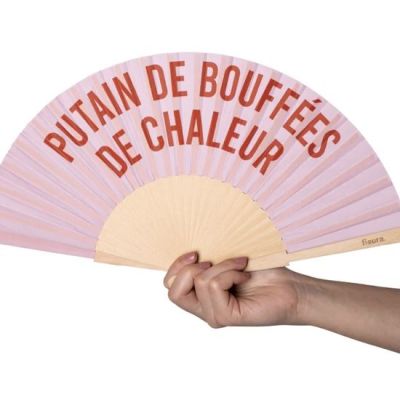Fisura - éventails "putain de bouffées de chaleur"