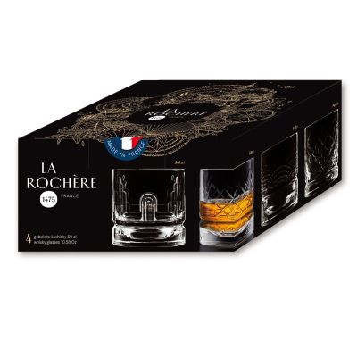Coffret 4 Verres Whisky Dandy