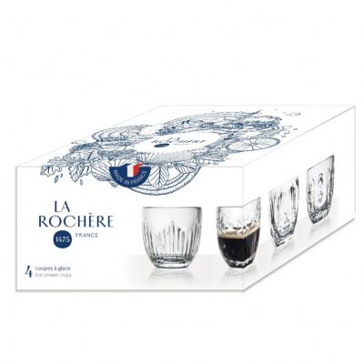 Coffret de 4 tasses expressos avec 4 motifs différents