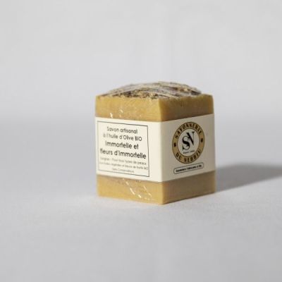 Savonnerie du nebbiu - Savon Immortelle et fleurs d'immortelle