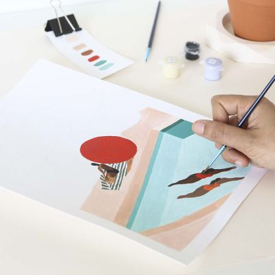 Coffret Peinture au Numéro - St Barthélemyret