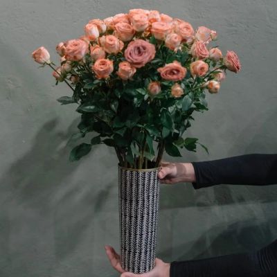 Vase émaillé Boncoeurs Epine