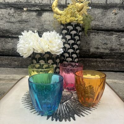 Coffret 4 verres Lily couleurs