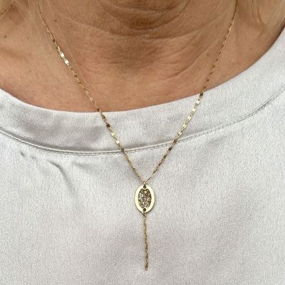 Collier Galet Céleste Poëmia