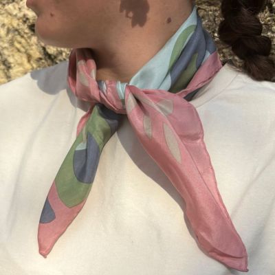 Les belles Vagabondes - mini foulard en soie de très belle qualité
