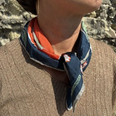 Les belles Vagabondes - mini foulard en soie de très belle qualité