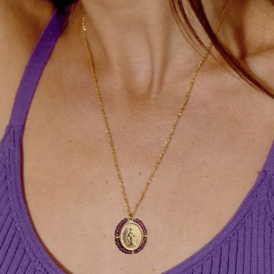 Palas Collier médaille Santa Maria