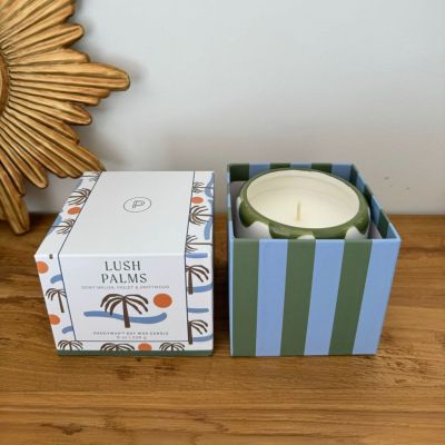 Bougie Parfumée Adopo peinte à la main dans une jolie boite