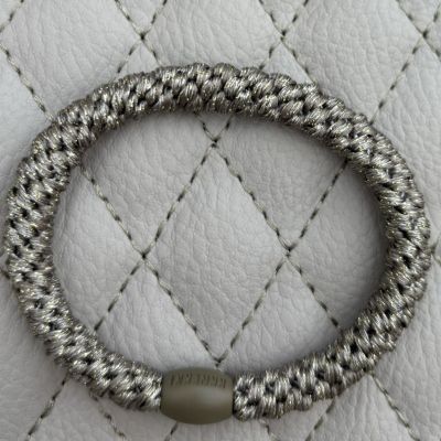 Elastique cheveux KKNEKKI - Gris Taupe Glitter 