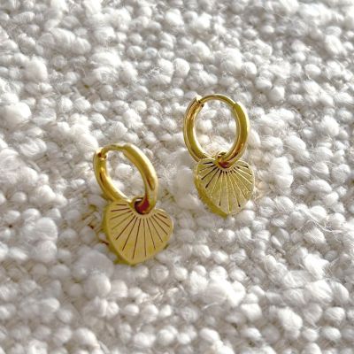 Boucles d'oreilles Coeur en acier inoxydable