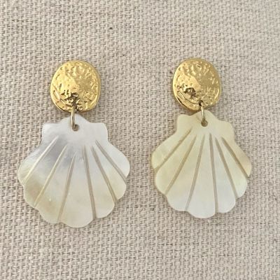 Boucles d'oreilles Coquillage en nacre