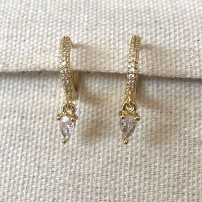 Boucles d'oreilles Créoles Gouttees
