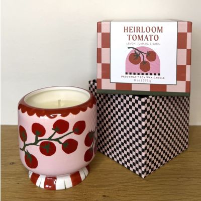 Bougie Parfumée Adopo Céramique Vegan peinte à la main